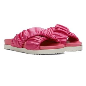 3.1 Phillip Lim Pink Crossover Pool Slides
